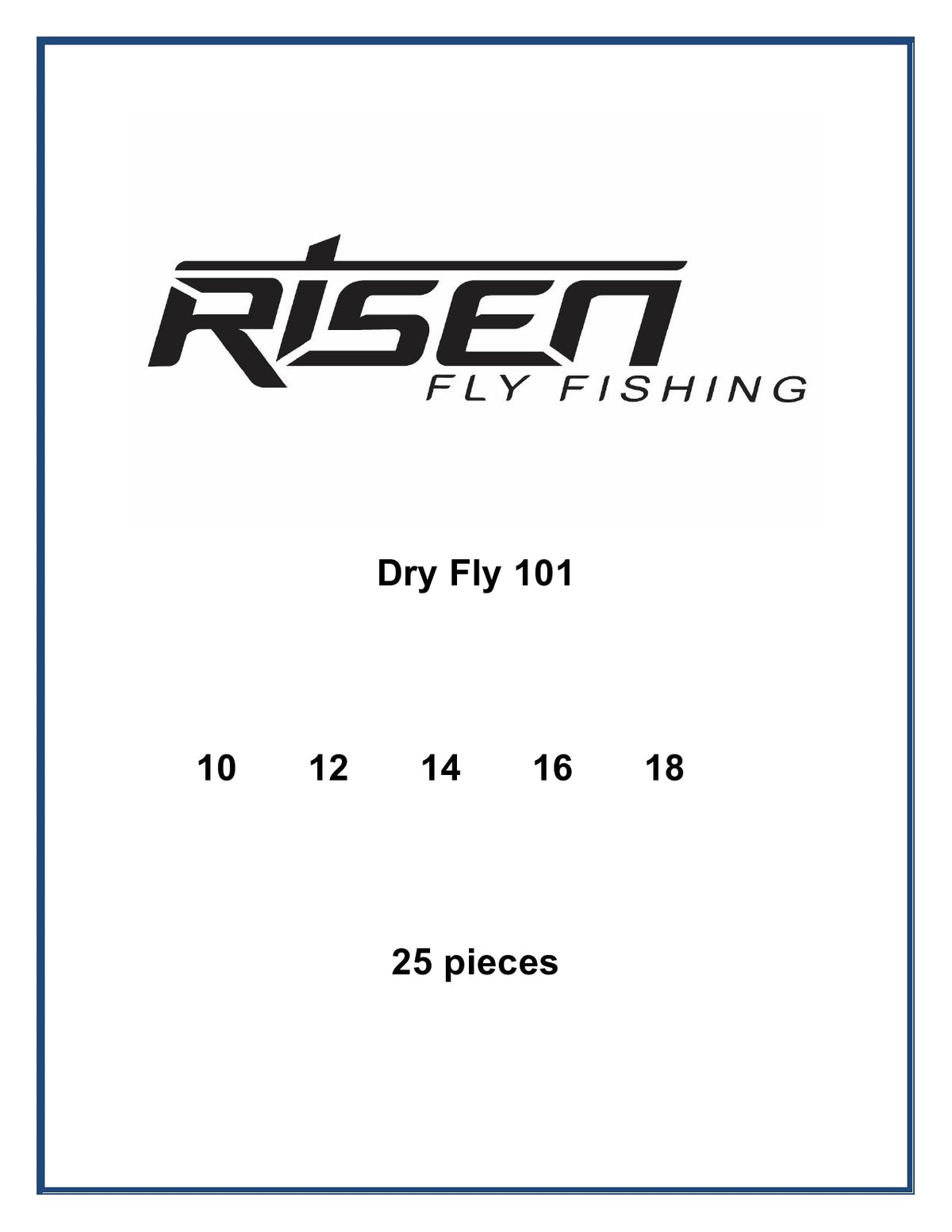 Risen Dry Fly Hook 101