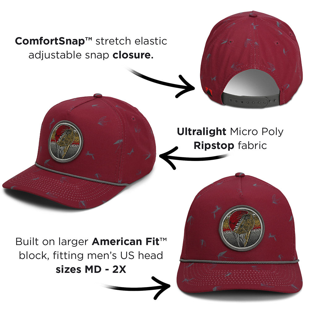 Paramount Dead Drift Fly-Pattern Rope Cap