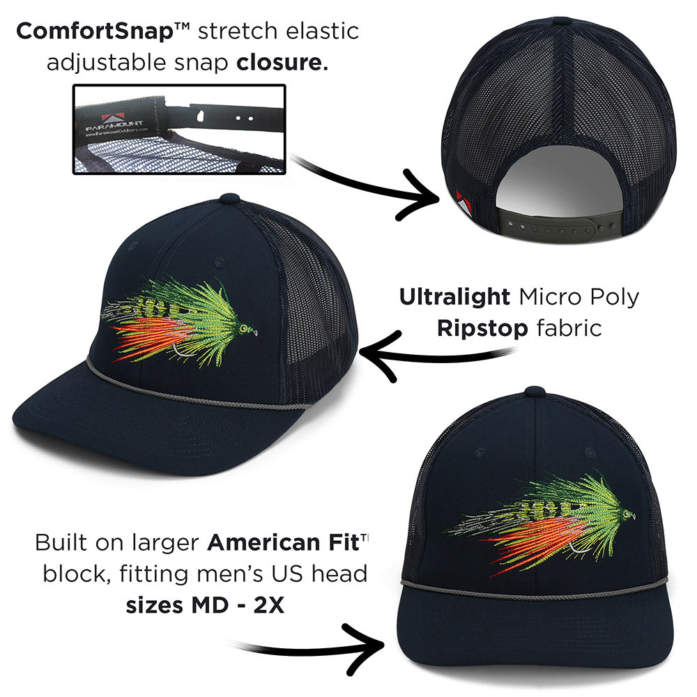 Paramount Fire Tiger Streamer Rope Cap